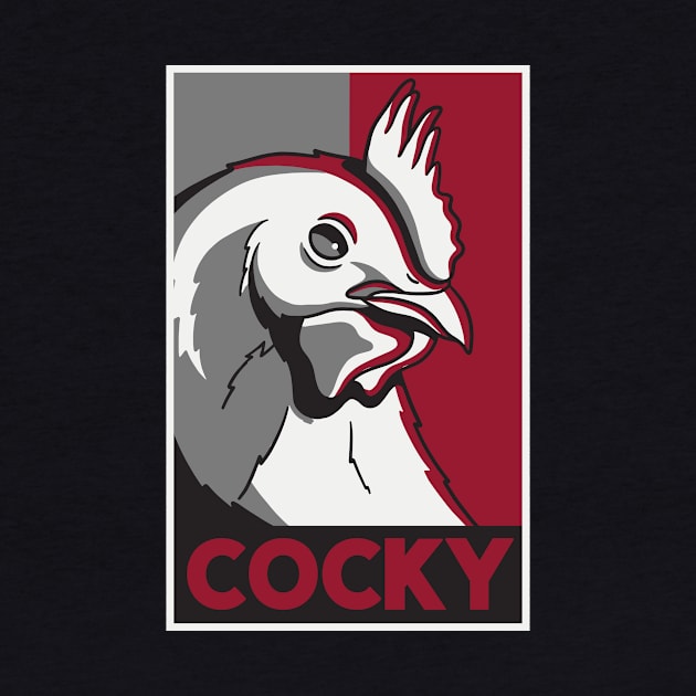 Cocky Rooster // Funny Vintage Rooster by SLAG_Creative